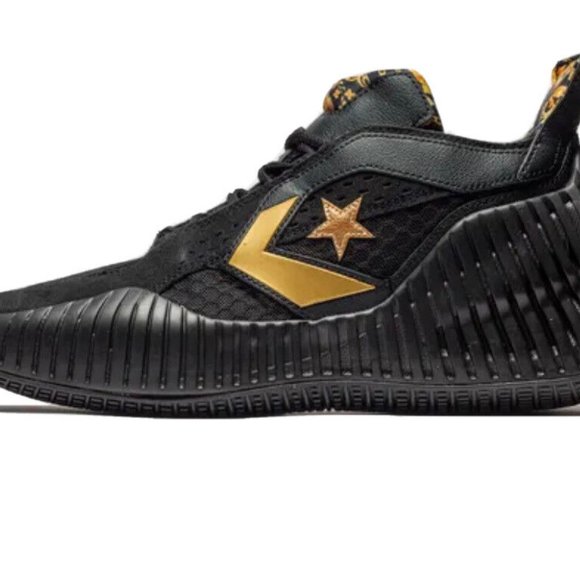 Converse All Star BB Prototype CX Mid Black Gold Mens Basketball A02515C - Picture 5 of 15